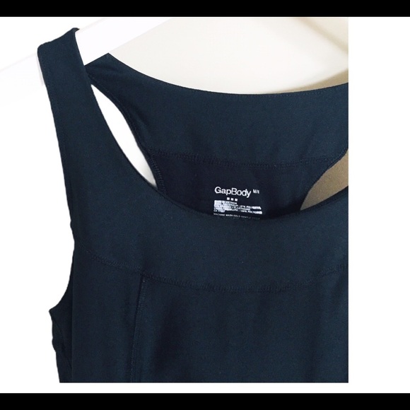 GAP Body Racerback Tank/Top Black Size Medium - Picture 4 of 10